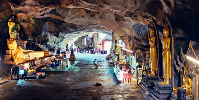 Пещерный храм Суван Куха и обезьяны